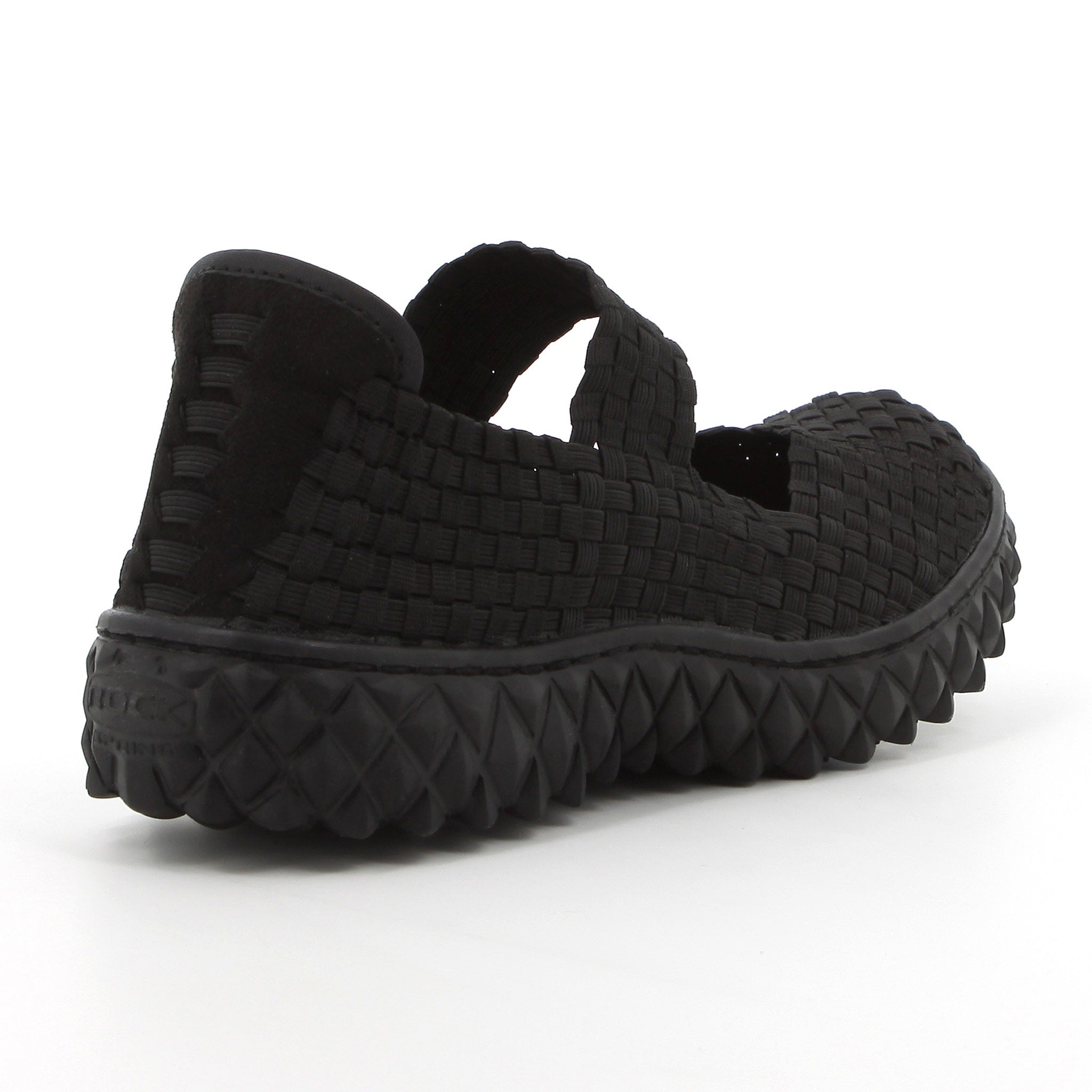 Rock Spring Ladies Overall Elastic Sneaker In Black