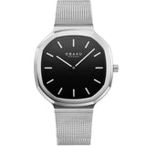 Obaku Men`s Oktant Lille Steel 32mm Silver  Watch