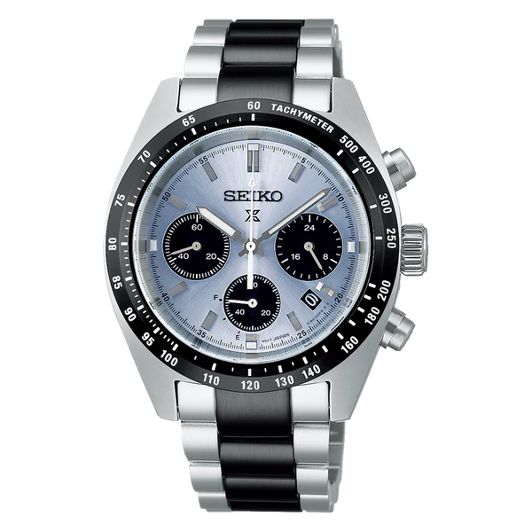 Seiko Crospek Speedtimer Light Blue Watch