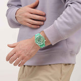 Swatch Medusae Skeleton Watch In Turquoise