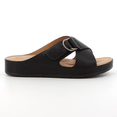 Hush Puppies Ladies Soft Black Tanika Sandals