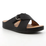 Hush Puppies Soft Style Ladies Tanika Sandals In Black