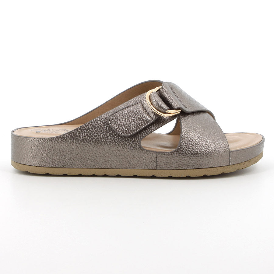 Hush Puppies Ladies Soft Pewter Tanika Sandals
