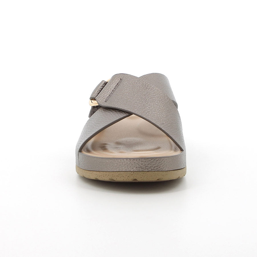Hush Puppies Ladies Soft Pewter Tanika Sandals