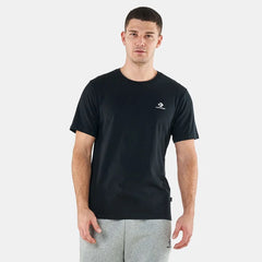Converse Mens Star Chevron T-shirt In Black