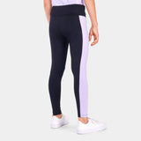 Converse Girls Blocked High Rise Legging In Black Multi