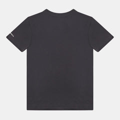 Converse Boys Sneaker Graphic T-shirt In Dark Grey