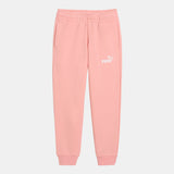 Puma Girls Essential No.1 Logo Sweatpants In Peach