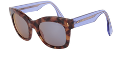 Fendi Tortoise Frame Sunglasses For Womens In Violet