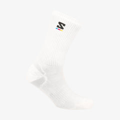 Salomon Unisex Sunday Smart Crew Socks In White