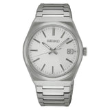 Seiko Mens Stainless steel Strap Watch In White