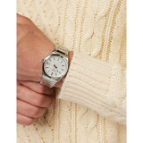 Seiko Mens Stainless steel Strap Watch In White