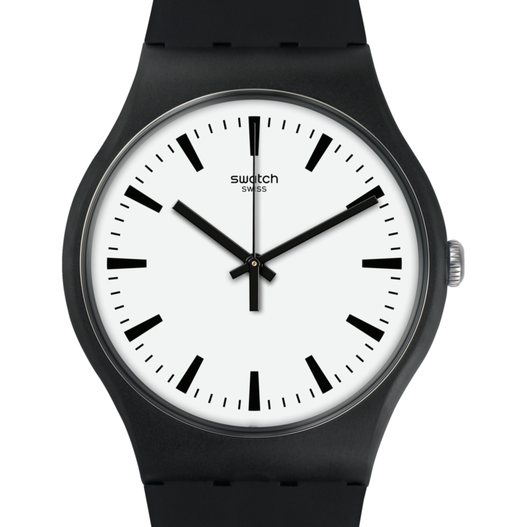 Swatch Black Back Pay Unisex Watch