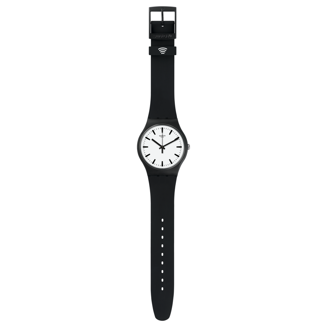 Swatch Black Back Pay Unisex Watch