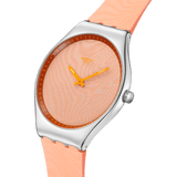 Swatch Iridesecently Watch In Peach
