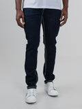 Ben Sherman Mens Saddle Stitch Slim Fit Dark Navy Jeans