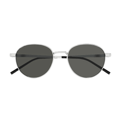 Saint Laurent Unisex Metal Sunglasses In Silver