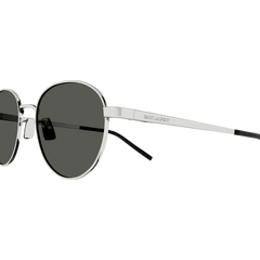 Saint Laurent Unisex Metal Sunglasses In Silver