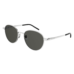 Saint Laurent Unisex Metal Sunglasses In Silver