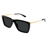 Saint Laurent Mens Sunglasses In Black And Gold