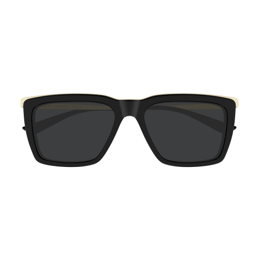 Saint Laurent Mens Sunglasses In Black And Gold