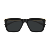 Saint Laurent Mens Sunglasses In Black And Gold
