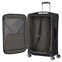 Samsonite D'Lite Spinner Trolley Bag In Black