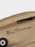Ben Sherman Mens Satchel Crossbody Bag In Wheat