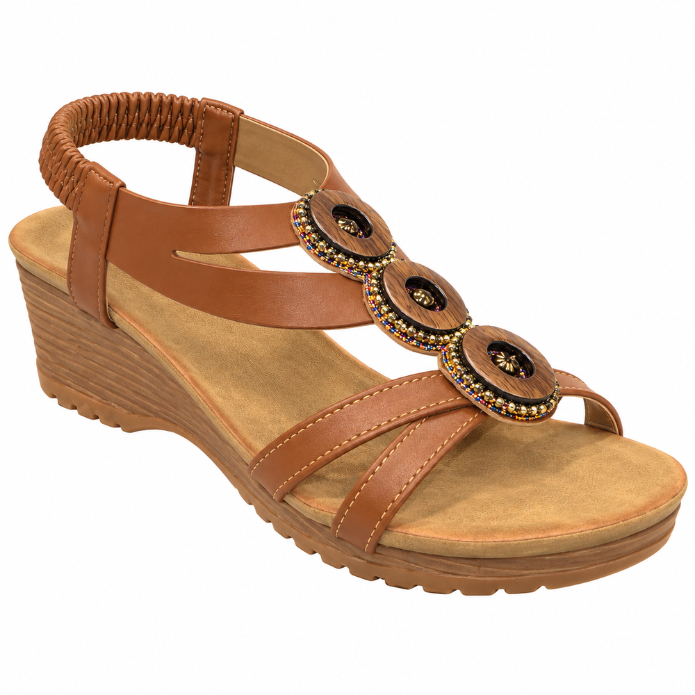 Savoy Ladies Sandals In Brown