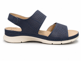 Savoy Ladies Strap Sandals In Navy