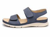 Savoy Ladies Strap Sandals In Navy