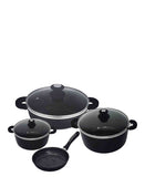 Schumann Professionnel Batterie 13 Piece Pot Set In Black