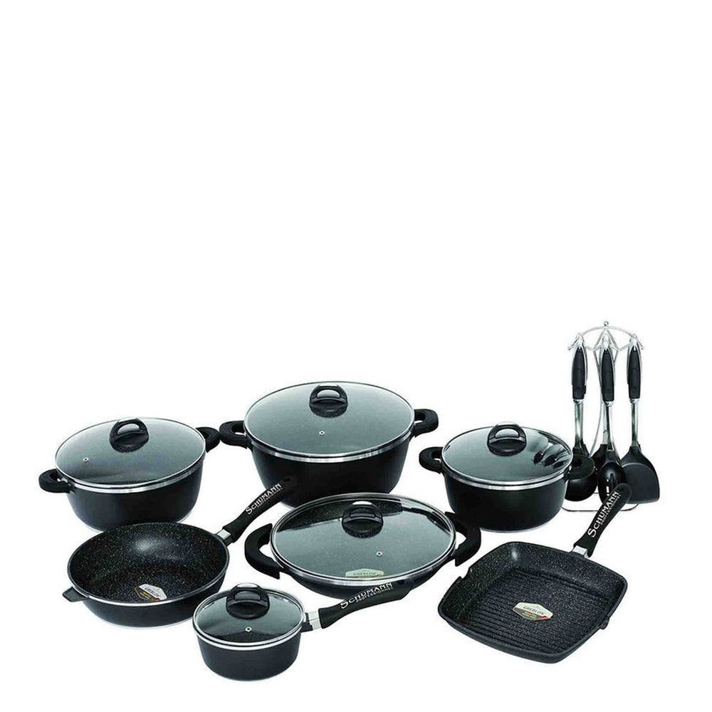 Tez & Schumann 27 Piece Pots Set In Black