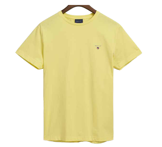 Gant 343295 Original Ss T-Shirt  Yellow