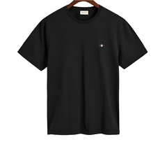 Gant 344156 Reg Shield Ss T-Shirt  Black