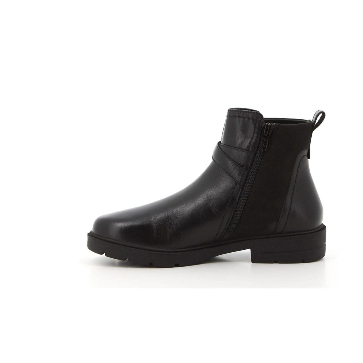 Hush Puppies Ladies Alana Leather Boots In Black