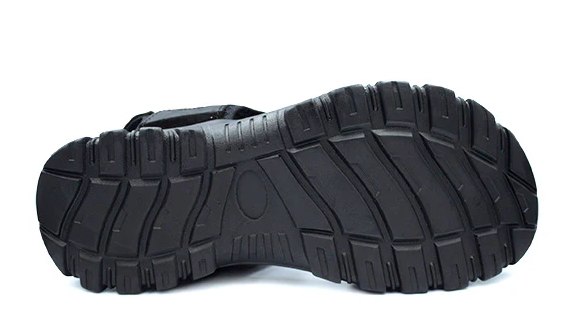 Jeep Mens Trackhawk Open Sandals In Black