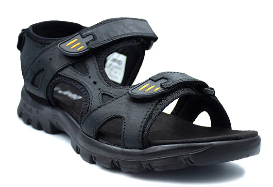Jeep Mens Trackhawk Open Sandals In Black