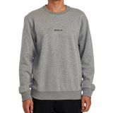 Rvca Mens Small Crew Neck Top In Heather