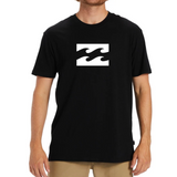 Billabong Mens Team Wave Short Sleeve T-Shirt In Black