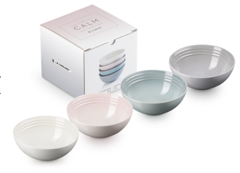 Le Creuset Set Of Calm 4 Neutral 16Cm Cereal Bowl