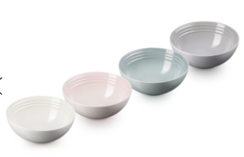 Le Creuset Set Of Calm 4 Neutral 16Cm Cereal Bowl