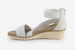 Hush Puppies Ladies White Leather Willows Shoes