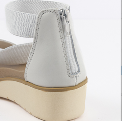 Hush Puppies Ladies White Leather Willows Shoes