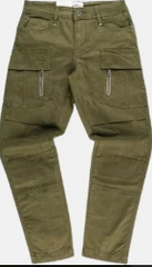 Ben Sherman Mens Cargo Olive Pant