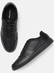 Calvin Klein Mens Low Top Lace Up In Black