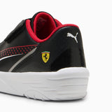 Puma Boys Ferrari Drift Cat 11 Shoes In Black & Red
