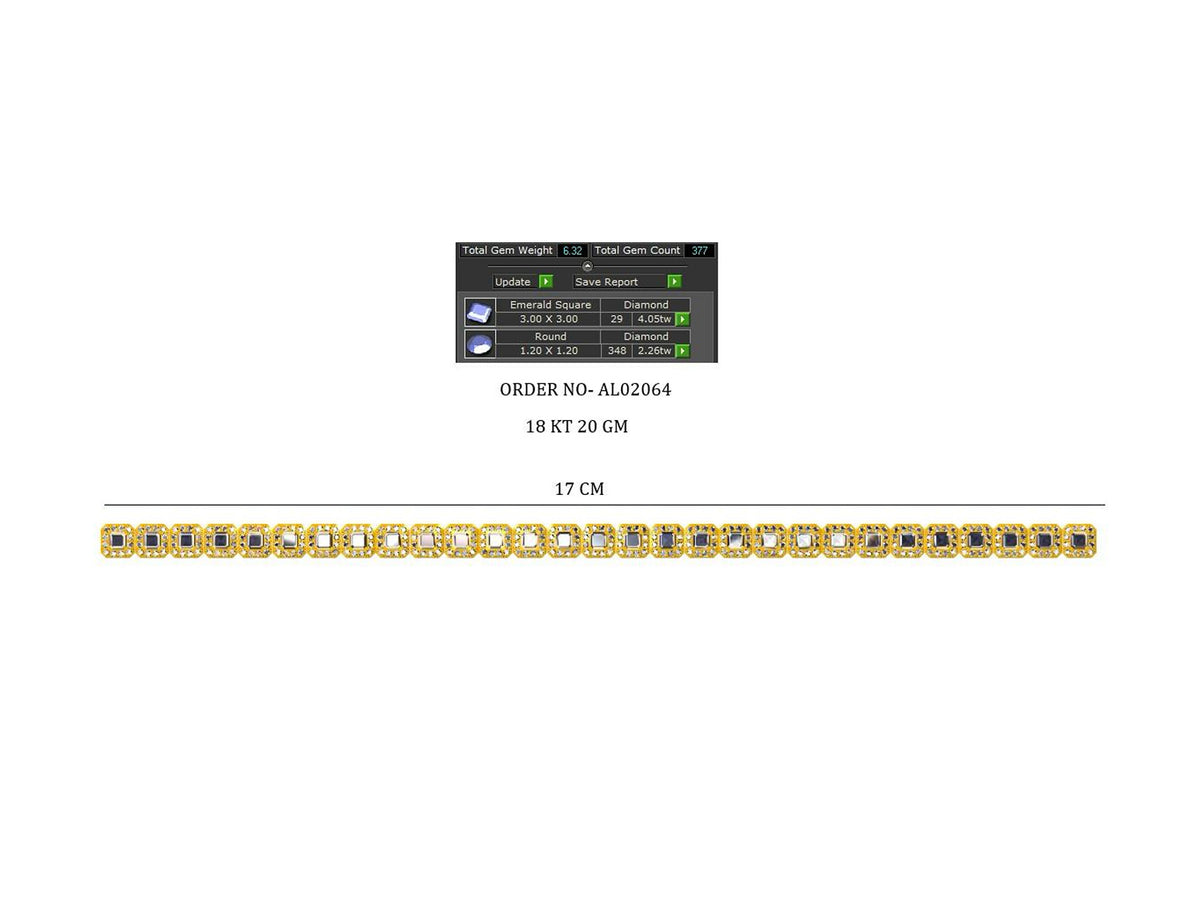 CAD plate of the bracelet