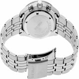 Seiko Mens Chrono Silver Dial Watch In Silver