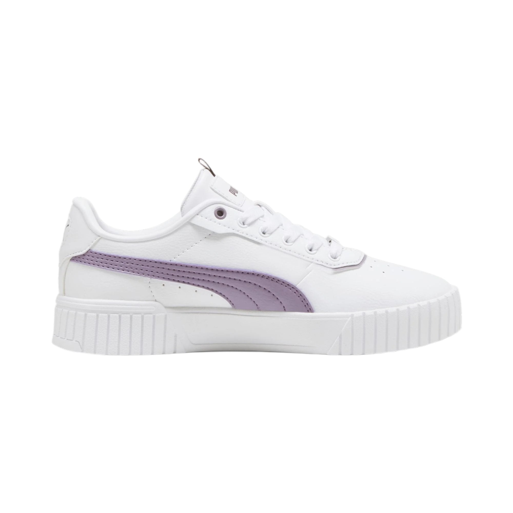 Puma 39501709 Womens Carina 2.0 Lux Shoes White And Purple